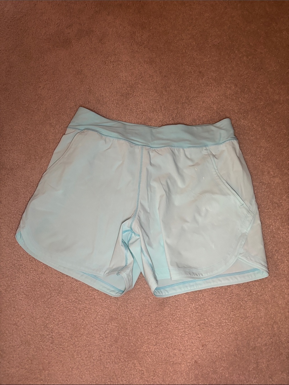 LAND’S END | Light Blue Women's Athletic Swim Shorts, size 12